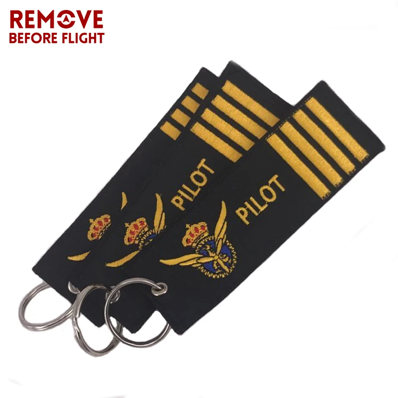 Pilot Key Chain for Motorcycles and Cars OEM Key Chains Embroidery Key Fobs Fashion Jewelry Aviation Gifts Fashionable Keychain02