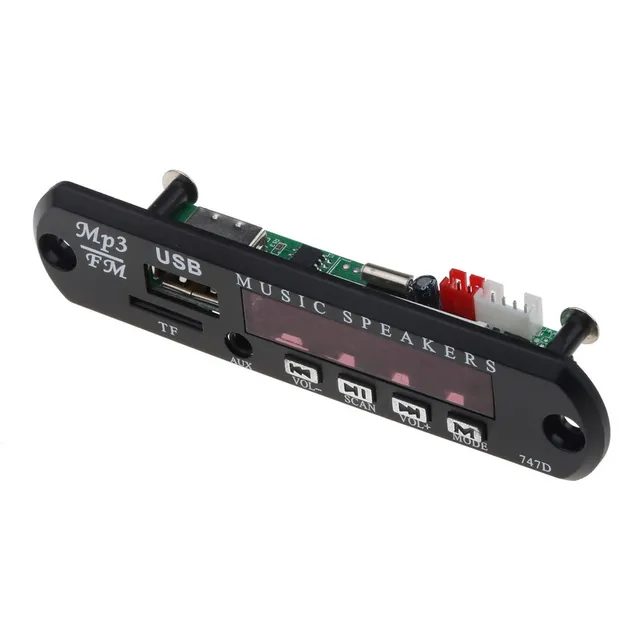 Kebidu Hot WMA USB FM AUX TF Radio MP3 Decoder Audio Board No Bluetooth With Remote Music Speaker For Car