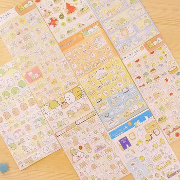 T44 Kawaii Cute Molang Rabbit DIY Decorative Mini Stickers Diary Phone Bottle Decor Stick Label Kids Student Gift