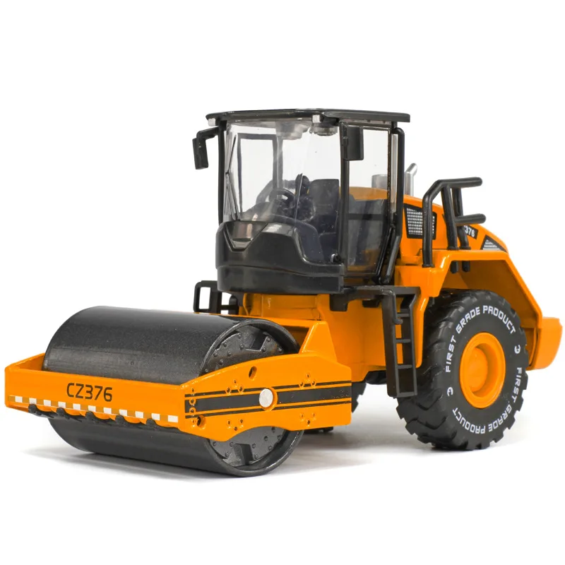 Goede Legering road roller model, 140 kinderen educatief speelgoed bouwvoertuigen, kinderen favoriete geschenken, gratis verzending
