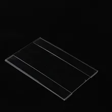 9*6 см Акриловая рамка полку клей, держатель ценника sticky без каблука ценник знак Билета Клип frame