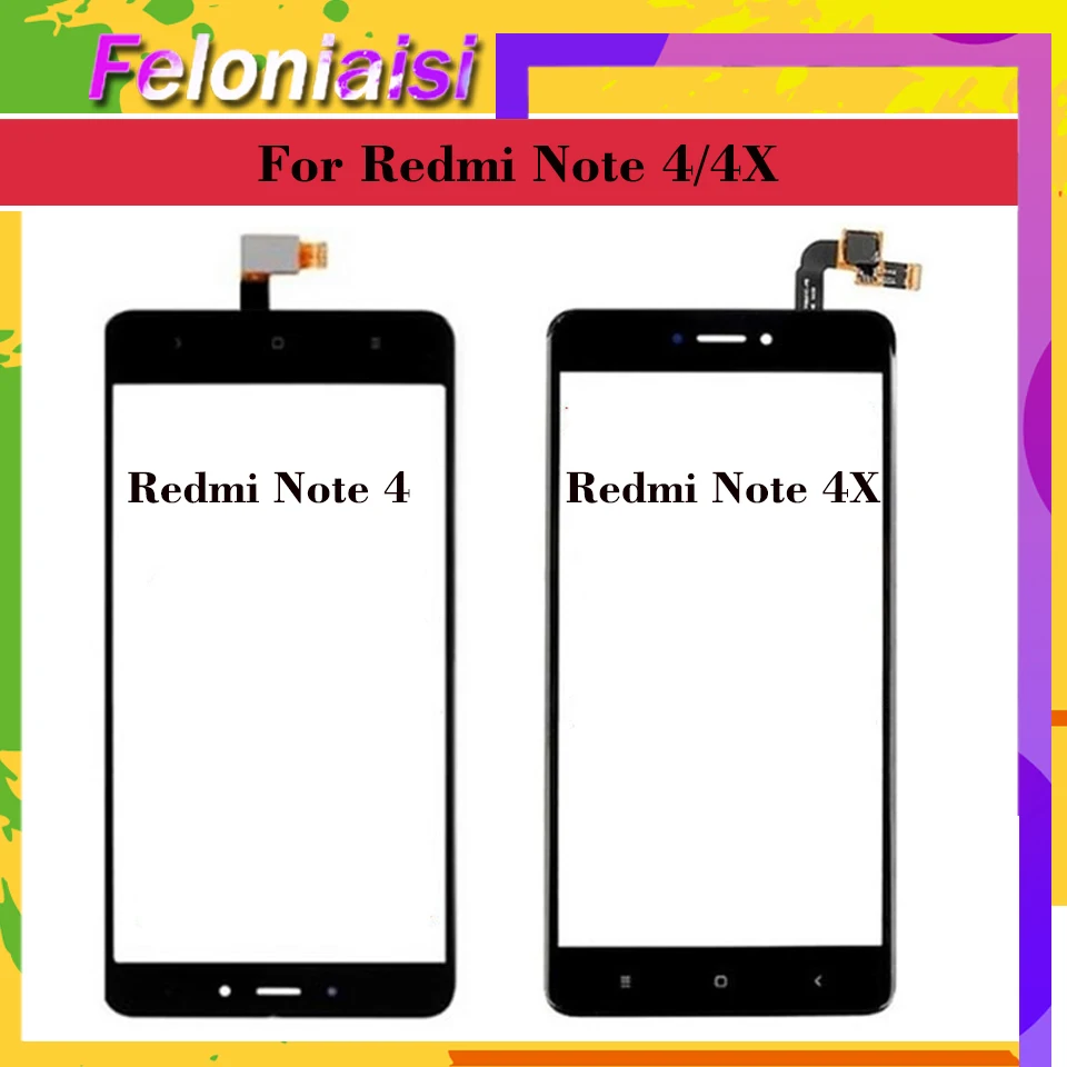 Оригинальный сенсорный экран 10 шт./лот для Xiaomi Redmi Note 4 дигитайзер 4X сенсорная