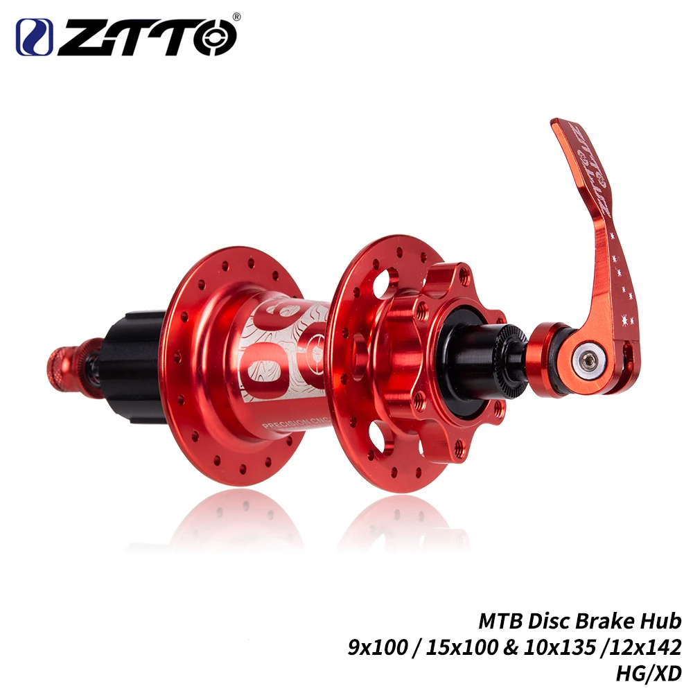 ZTTO MTB Bike Disc Brake Hubs 32 Holes AL6082 4 Sealed Bearing Ratchet 54T Thru Axle Quick Release XD 142 12 100 135 Compatible