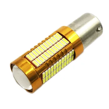 

WTS 2pcs car 1156 led light P21w 106smd 4014 Reverse light ba15s Turn Signal Tail stop lamp Bulb DC 12V white 6000k for ford