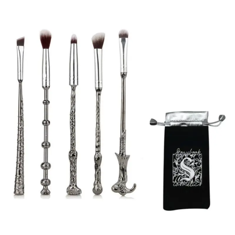 

5 Pcs Pro Makeup Brush Set Eyebrow Eyeshadow Cosmetic Brushes Tool