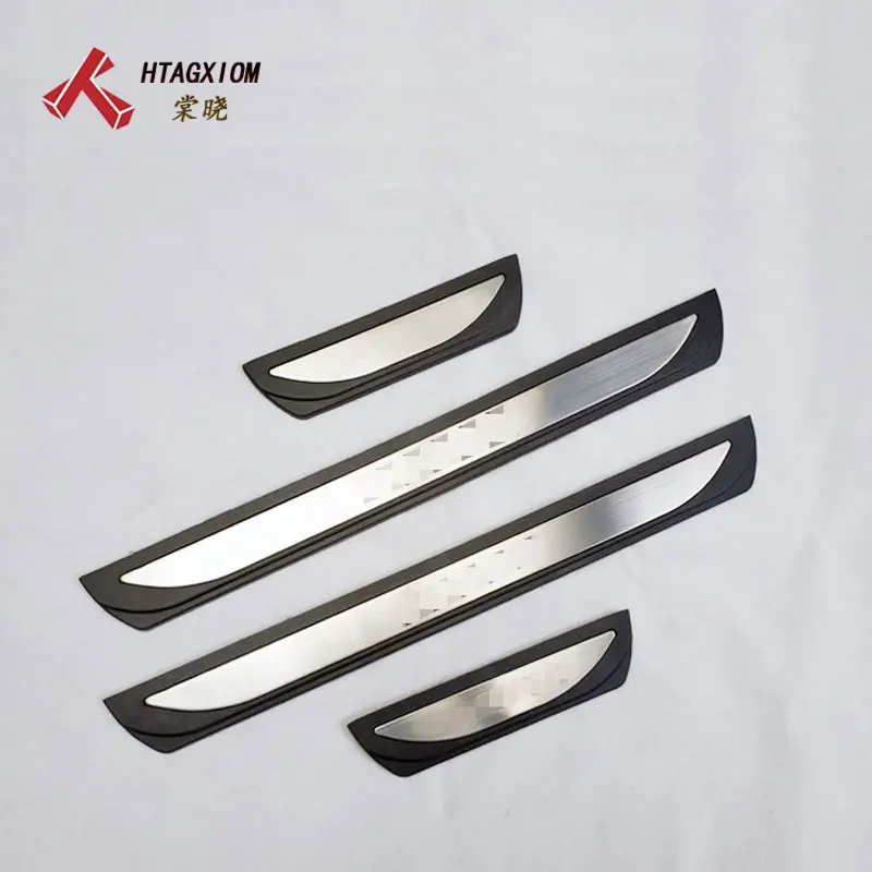 

for Nissan Qashqai J11 2014 2015 2016 2017 2018 2019 Door Sill Scuff Plate Pedal Metal Plastic Trim Car Styling Accessories