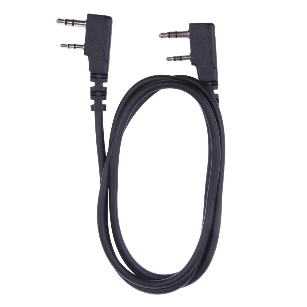 1 м/3.28ft 2 Pin клонирование Копирование кабель для Puxing Wouxun Linton Kenwood радио Baofeng