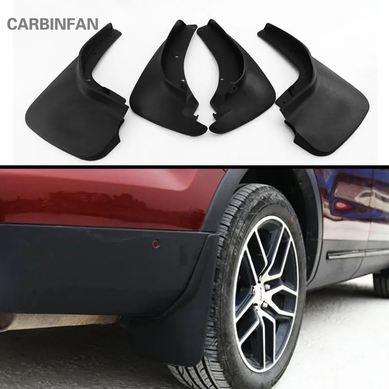 Black ABS Plastics Mud Flaps Splash Guard Trim For Ford Explorer 2016 2017 2018