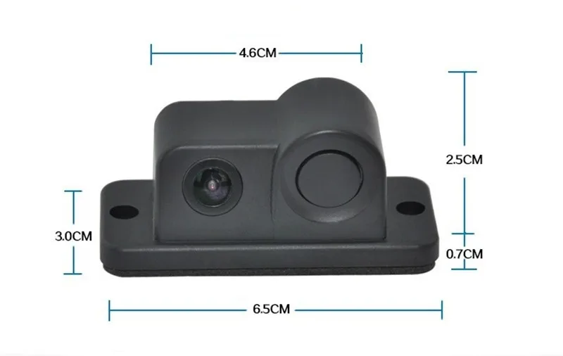 Универсальная 2 в 1 автомобильная парковочная камера заднего вида, высокая четкость, ночное видение, реверсивный радар, высокое качество