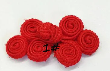 NO.1 Детское Ципао, одежда для шитья, пригласительная карточка/Подарочная коробка, украшение, красочный маленький цветок, Маленькая китайская лягушка, пуговица A0065L - Цвет: NO.1