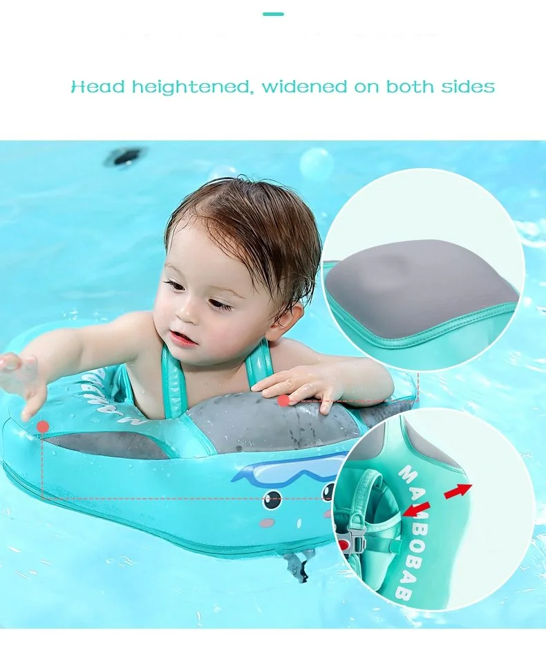Сплошной ненадувной детский бассейн с навесом не надувной плавательный круг для плавания для младенцев
