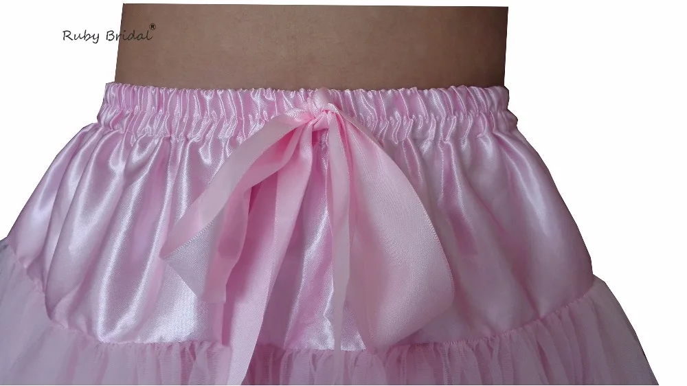 Рубиновые Свадебные Цветные Короткие Тюль для нижней юбки кринолин новая Нижняя юбка для девочек дешевые Косплей качающиеся игрушки платье-пачка CQXK09