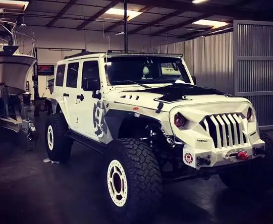 Wheelbase 324 мм прозрачный корпус с наклейками для 1/10 весы RC Rock cralver грузовика 4x4 Defender