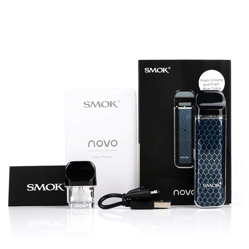 Günstige SMOK novo kit cobra abgedeckt pod vape stift kit mit 450mAh eingebaute batterie 2ml kapazität pod vape Patrone vs smok novo 2