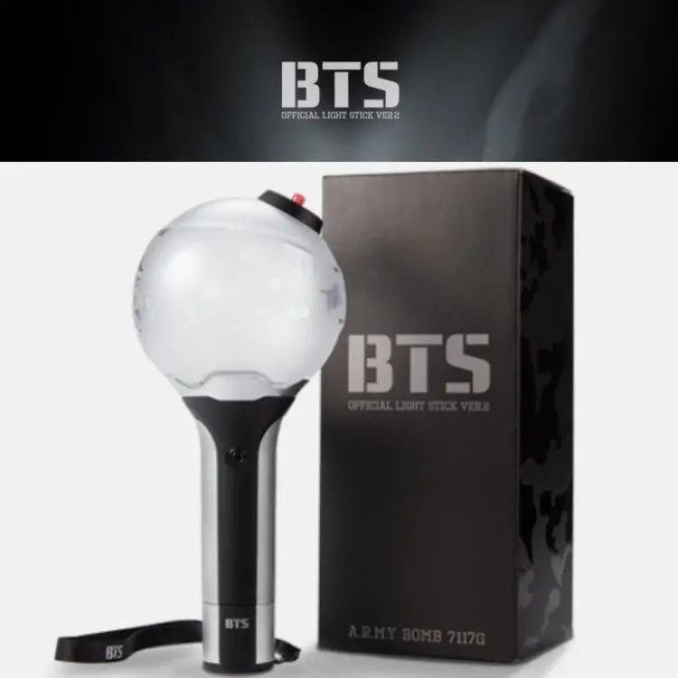 

Flashing Led Kpop ARMY Bomb Kpop BTS Bangtan Boys Korean Style Ver.2 Light Stick Luminous Concert Lamp Party Fans Gifts Toys