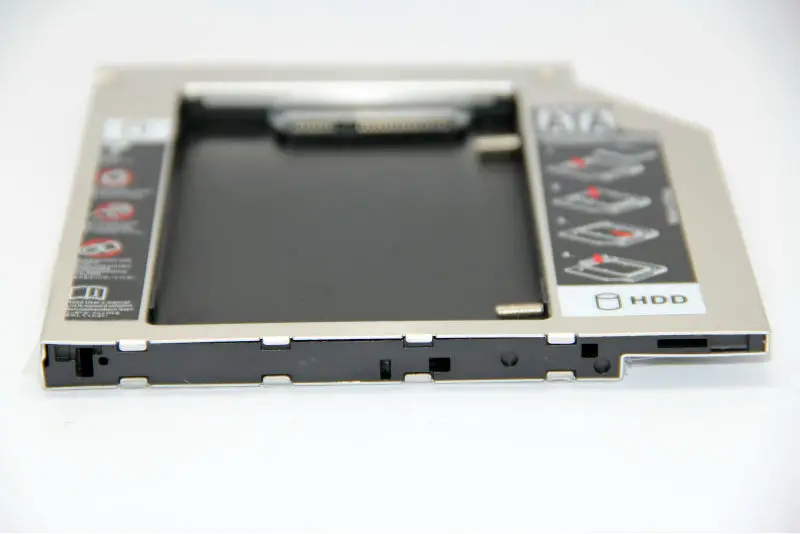 9.5MM SATA Universal Slim SATA to Hard Drive HDD Caddy Bay Adapter for H 2530p 2560pCD DVD Optical Drive Bay 10pcs/lot