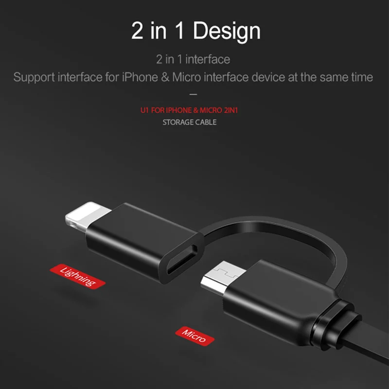USAMS 2 в 1 Выдвижной зарядный кабель для iPhone освещение samsung Micro USB зарядное устройство iOS 11 10 хранения данных синхронизации масштабируемый кабель