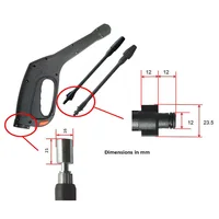 Pressure Washer Water Spray Gun Nozzle Car Washer Jet Water Gun Lance for Patriot Portland Husky HammerFlex Pressure Washer 2