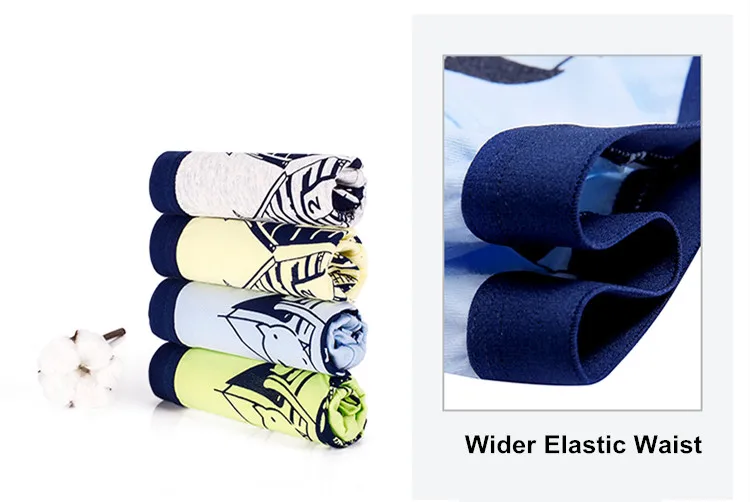 Toddler And Teenager Boys Underwears Boxer Shorts 4PCS Pack 15
