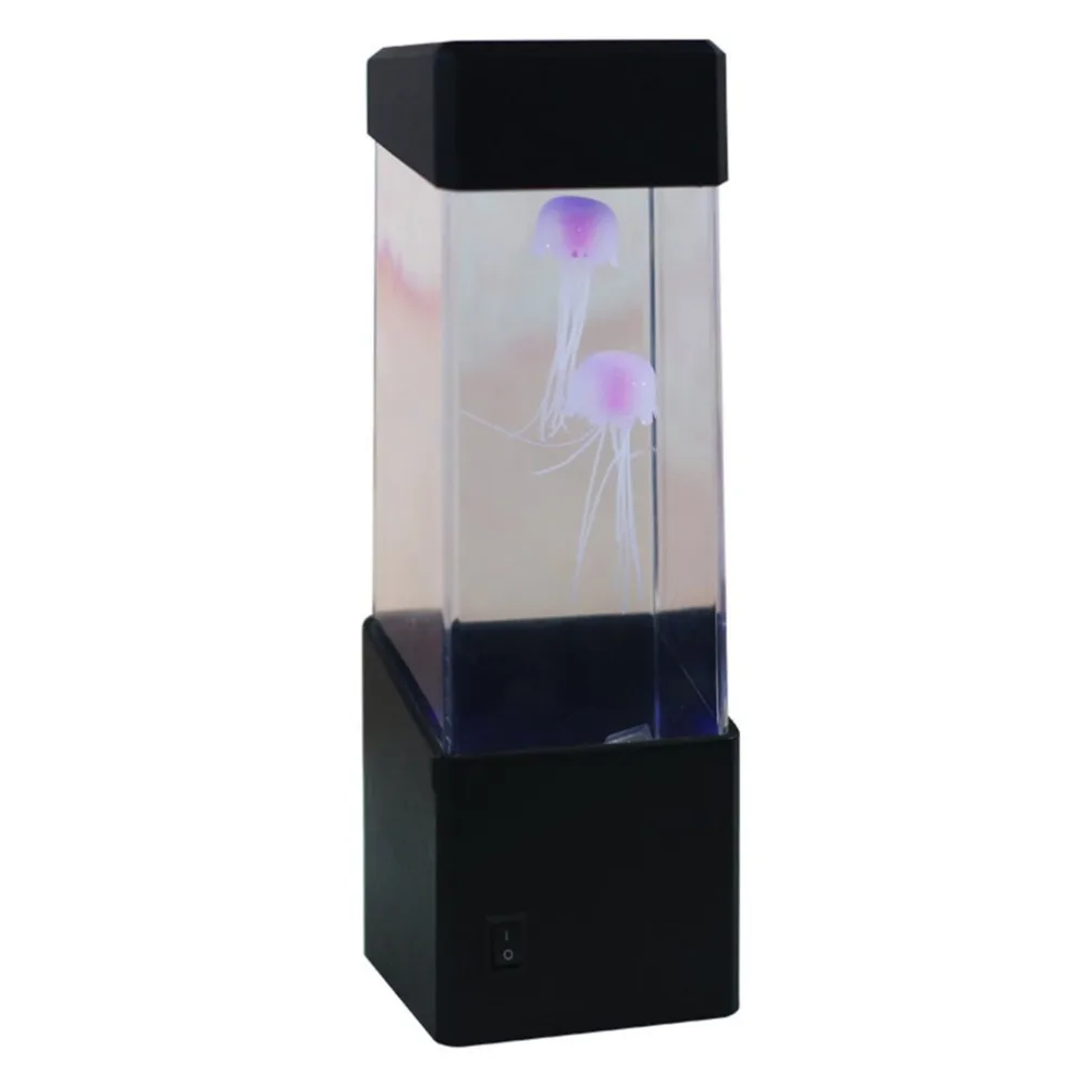 Creative Jellyfish Lamp Aquarium LED Tank Desk Lamp Night Light Bedside
