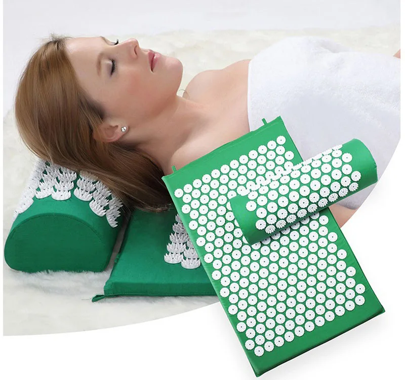 Acupressure Massage Pillow Head Massager Stress Neck Pain Relief