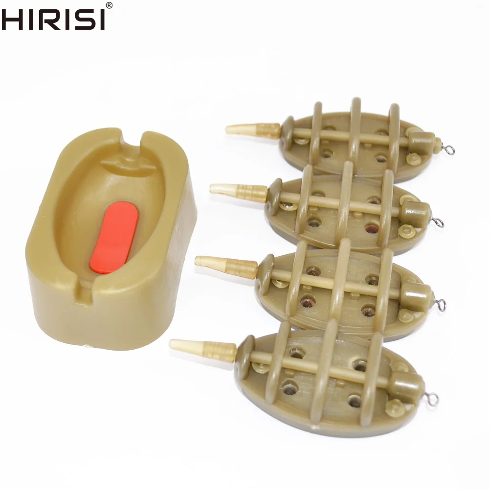 Carp fishing feeder tool carp lead sinker free lead carp fishing lead 15g 20g 25g 35g 30g 40g 50g 60g 30g 40g 50g fishing feeder carp lead sinker lures bait holder with mould accessory inline outdoor fishing method bait thrower