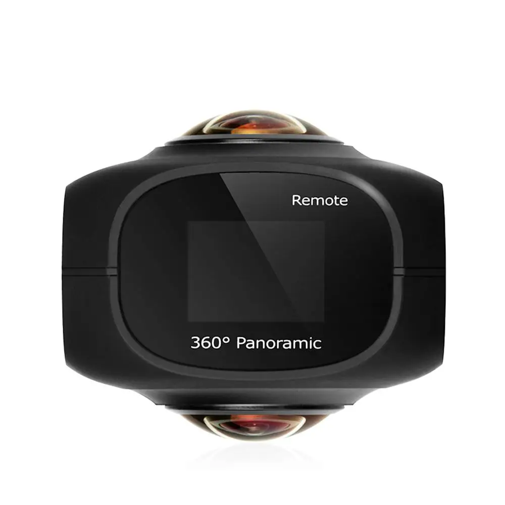 360 Degree Panoramic VR Camera 12MP Wifi 2.7K Dual 220 Wide Angle Fisheye Lens Mini Sport Action Camera App Control
