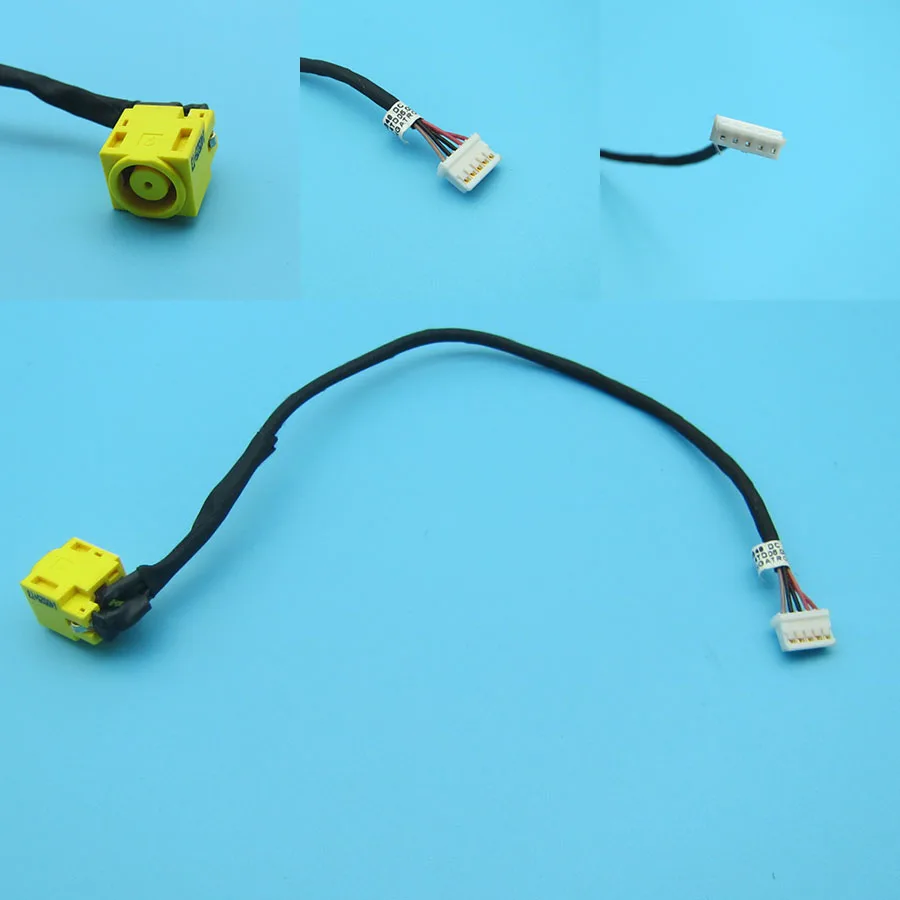 New DC Power Jack Plug In Charging Port Connector Socket Wire Cable