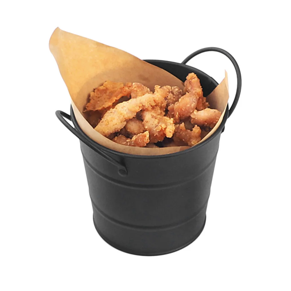 Инновационная мини ведро для черного льда фри баррель корзина для картофеля фри ведро для картофеля фри прочный и прочный