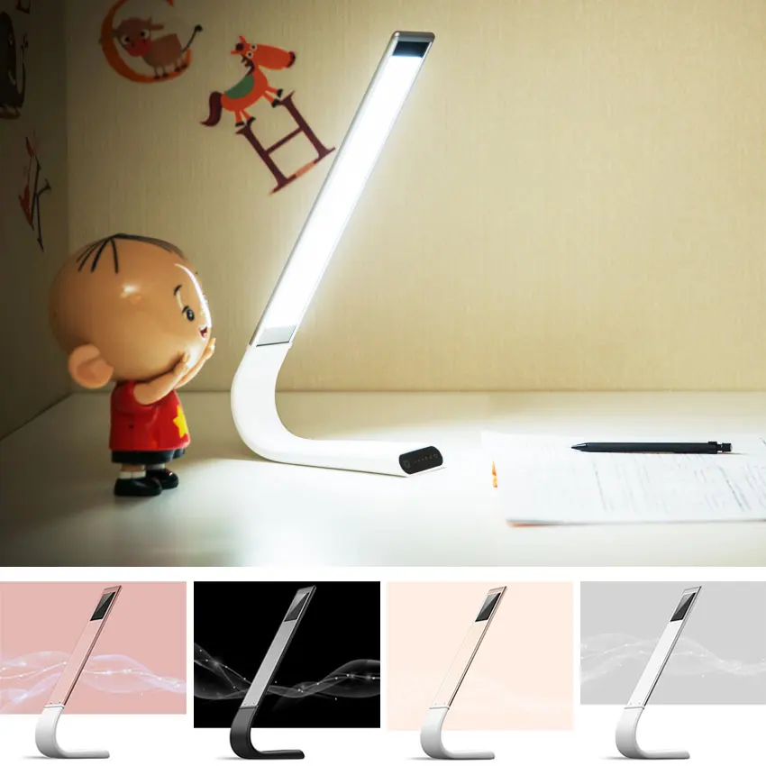 

Artwork Exquisite LED Table Lamp Night Reading Lights Rechargeable Foldable High-Tech Eye Protecting Area Lighting Source