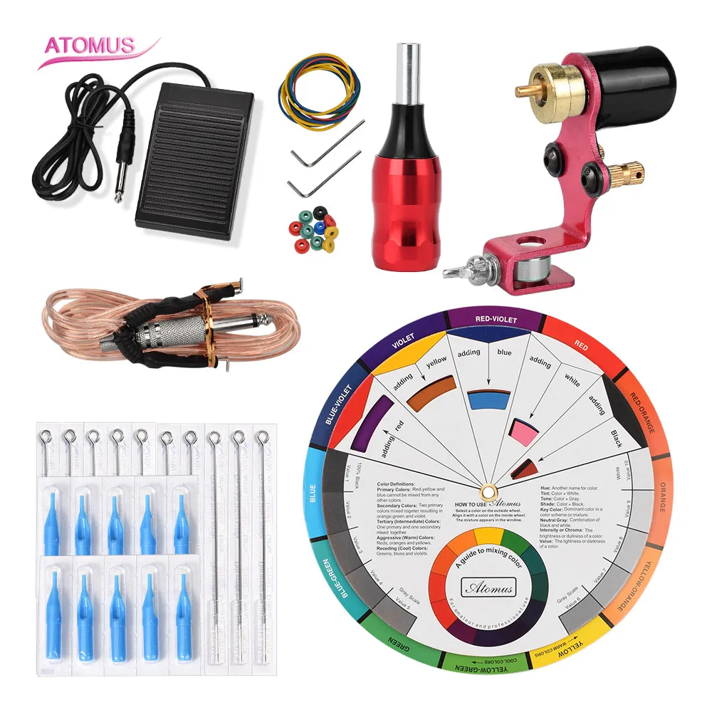 

Tattoo Machine Rotary Kit Tattoo Suplies Tattos Kits De Tatuagem Profissional For Beginners Maquina Tatuar Profesional Pro Set