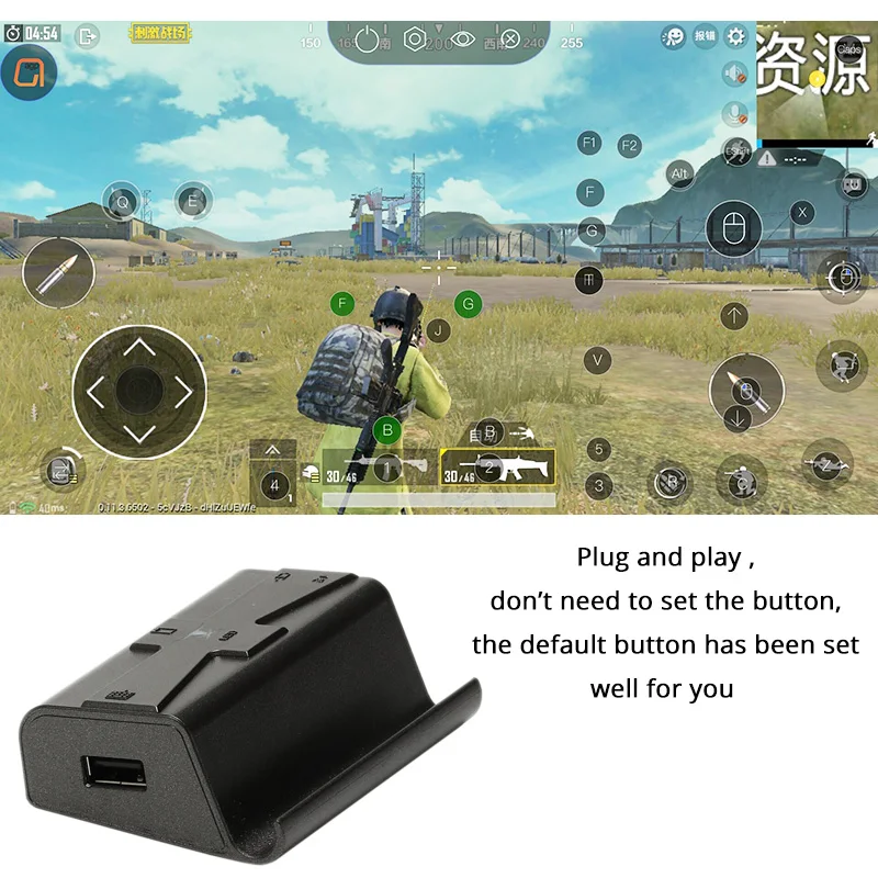 BattleDock адаптер PUBG мобильный Геймпад контроллер игровая мышь клавиатура конвертер для Android IOS Телефон на ПК Пульт дистанционного управления