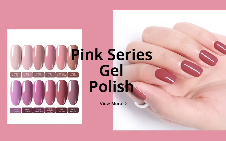 BORN PRETTY 6 мл Гель-лак для ногтей розовый замачиваемый УФ-Гель-лак для нейл-арта Дизайн Маникюр чистый цветной гель для ногтей лак