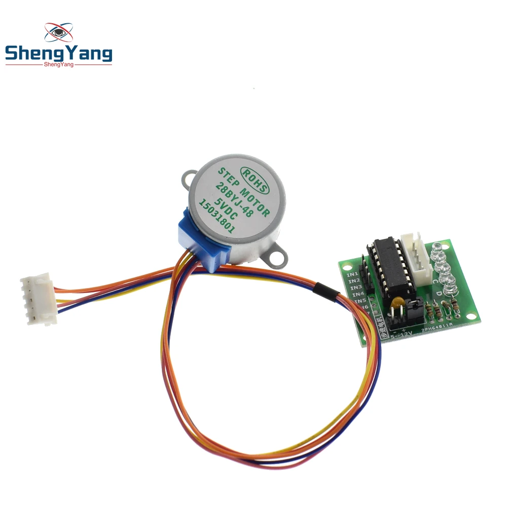 

1LOTS ShengYang 28BYJ-48-5V 4 phase Stepper Motor+ Driver Board ULN2003 for Arduino 1 x Stepper motor +1x ULN2003 Driver board