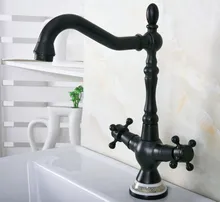Best Offers Oil Rubbed Bronze Dual Cross Handles Ceramic Base Bathroom Kitchen Basin Sink Faucet Mixer Tap Swivel Spout Deck Mounted mnf647 Best Offers Oil Rubbed Bronze Dual Cross Handles Ceramic Base Bathroom Kitchen Basin Sink Faucet Mixer Tap Swivel Spout Deck Mounted mnf647