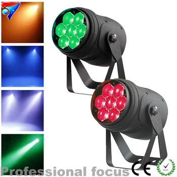 

Free Shipping 2pcs/Lot 7*15w 4in1 LED Par Zoom Light Wash Stage Effect For DJ Light Christmas Decorations
