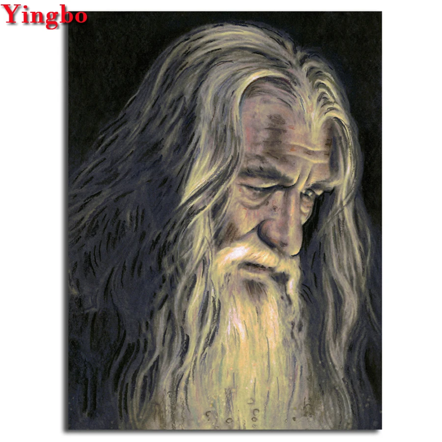 

5D DIY Diamond painting movies Lord of the Rings Cross Stitch Full drill square round Diamond embroidery sales Mosaic decoration