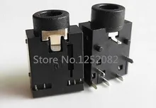 10Pcs 3.5mm Female Audio Connector 5 Pin DIP Stereo Headphone Jack PJ-343
