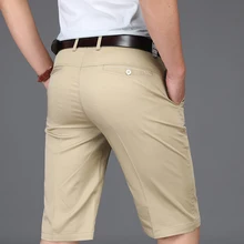 Брендовая одежда летние новые Для Мужчин's Шорты для женщин тонкий хлопок по колено Бизнес Для мужчин Рубашки домашние masculino Регулярный человек Шорты для женщин хаки