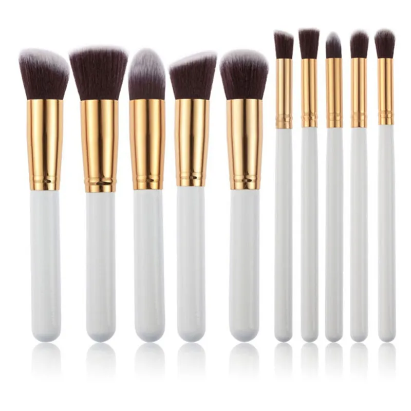 2017 New 10pcs set Beauty Professional font b Makeup b font Brushes Make Up Brushes Set