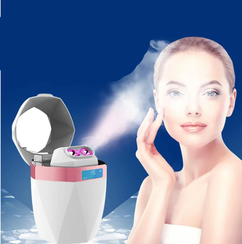 Nano Aroma Facial Steamer Hot and Cold Spray Facial Steamer Beauty Moisturizing Cleansing