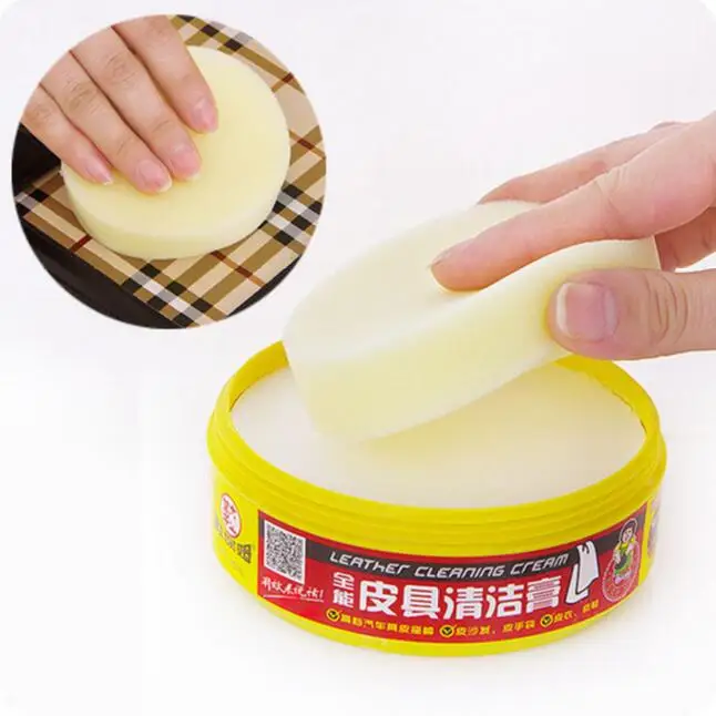 Image Multifunctional Leather Cleaner Leather Sofa Leather Clothing Decontamination Cleaning Cream