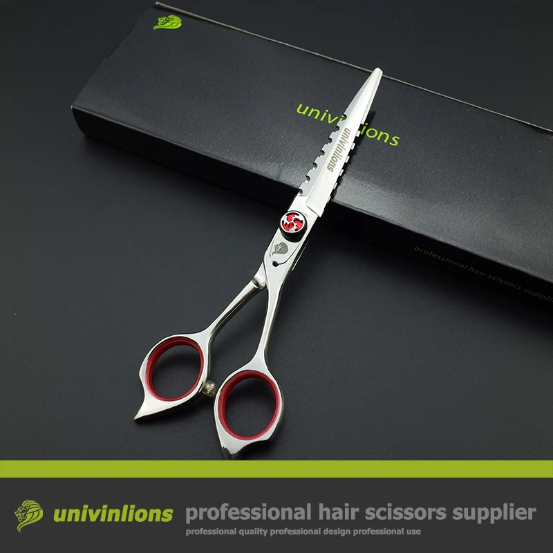 6" serrated scissors japan hair scissors japanese hairdressing scissors