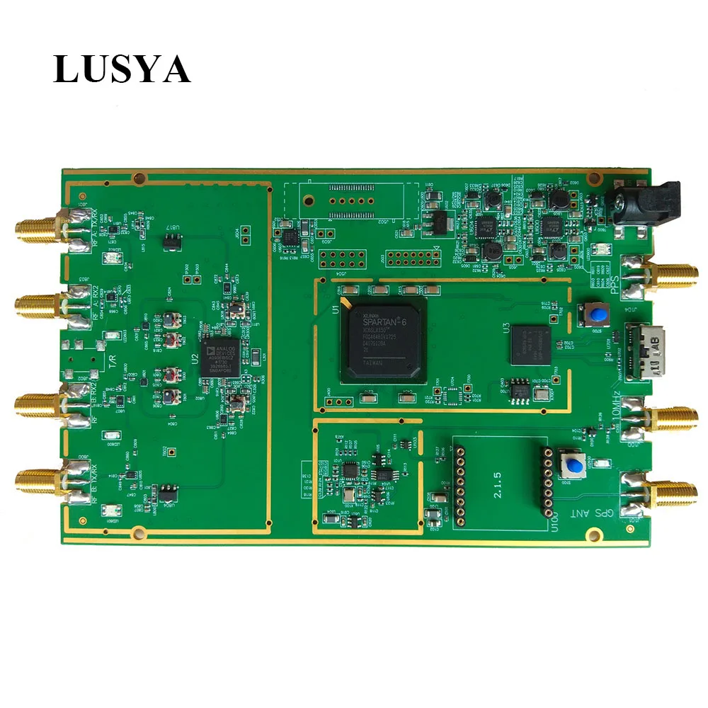 LUSYA AD9361 RF 70 МГц-6 ГГц SDR программное обеспечение определяется радио USB3.0 Совместимо с ETTUS USRP B210 полный дуплексный SDR T0035