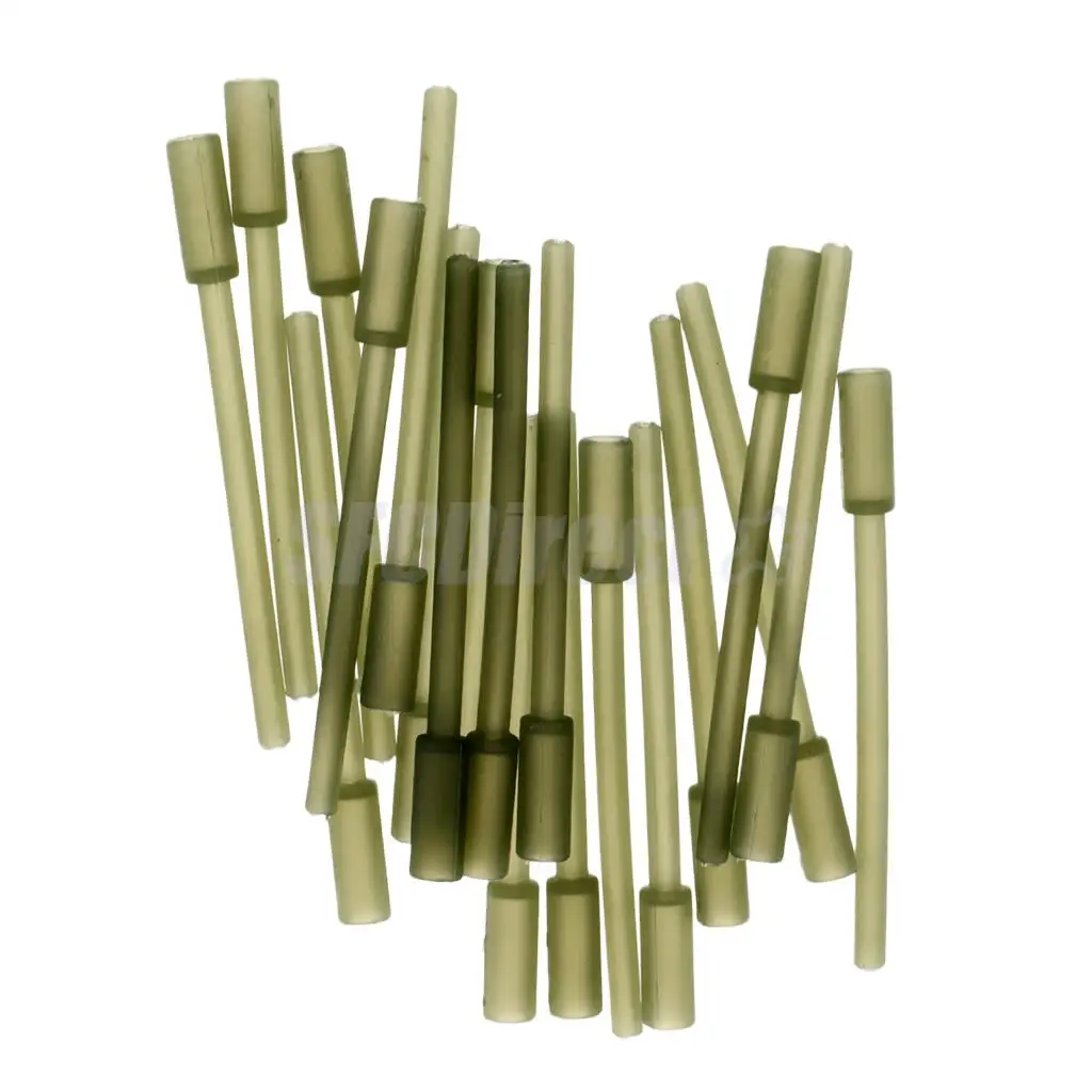 10/20/30pcs Carp Fishing Hard Inline Lead Inserts Shockleader Sleeve Making Equipment Deep Zone Teriminal Tackle