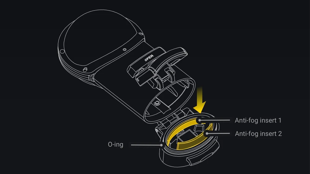 Insta360 ONE X чехол для дайвинга водонепроницаемый чехол Защитный чехол для дайвинга для Insta360 ONE X аксессуары для экшн-камеры