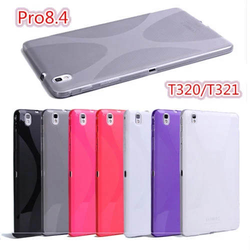 

Soft X Line TPU Case Silicon Cover Rubber Gel Cover Skin Protect For Samsung Galaxy Tab Pro 8.4 inch 8.4'' T320 T321 Quality