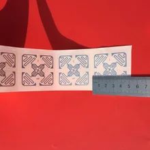 860-960 MHz impinj h47 rfid-теги UHF Monza 4E чип пассивный gen2 RFID стикер метки для управления книгой и активами логистики