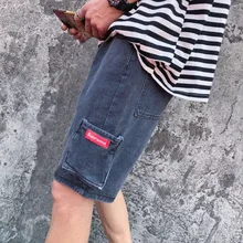 Панк мужские шорты для занятия спортом, бега, в стиле «хип-хоп» из хлопка по колено шорты для бега в английском стиле летние шорты Hombre