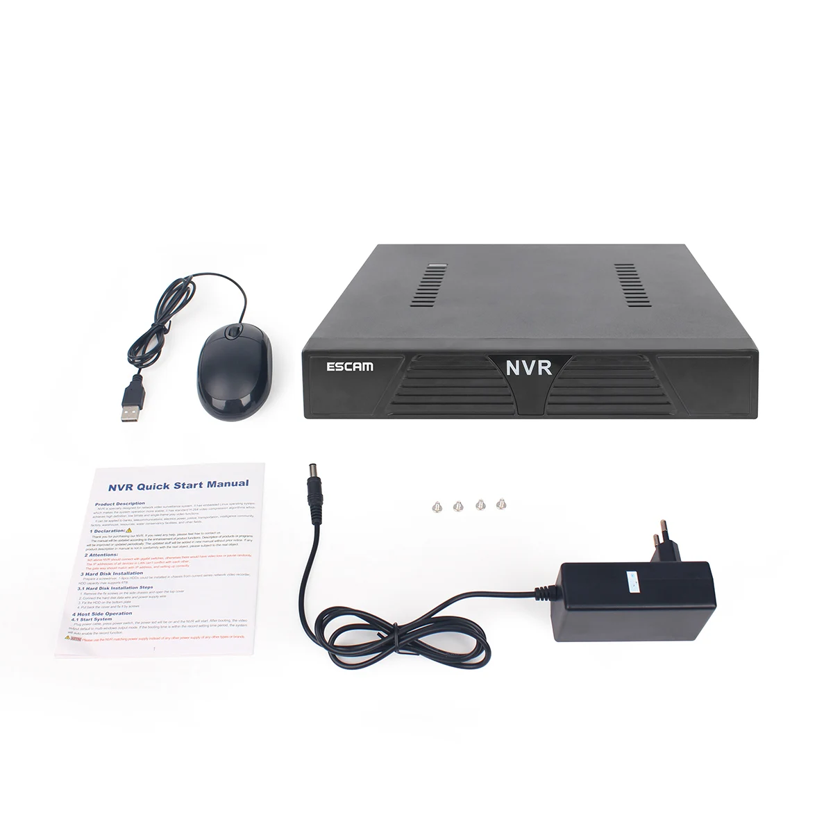 ESCAM K616 NVR HD 1080P 16CH сетевой видеорегистратор H.264 HDMI/VGA видео выход Поддержка Onvif P2P